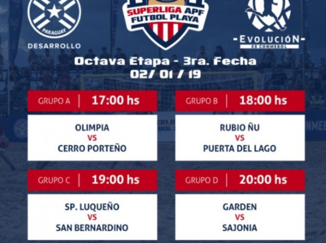 Clásico Olimpia-Cerro destaca en Superliga de Playa