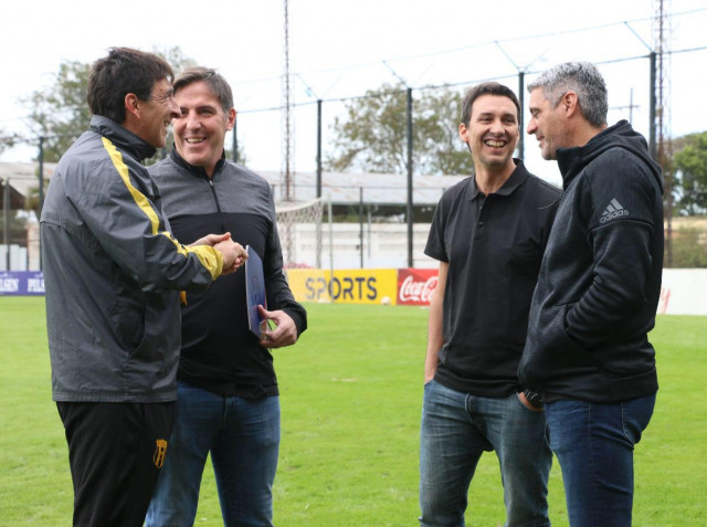 C.T. de la Selección Mayor estuvo presente hoy en el Club Guaraní