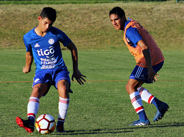 Movimientos tácticos en ensayo de la Sub 17