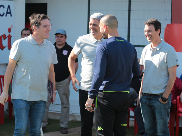 Sportivo San Lorenzo, segundo equipo visitado por el cuerpo técnico albirrojo