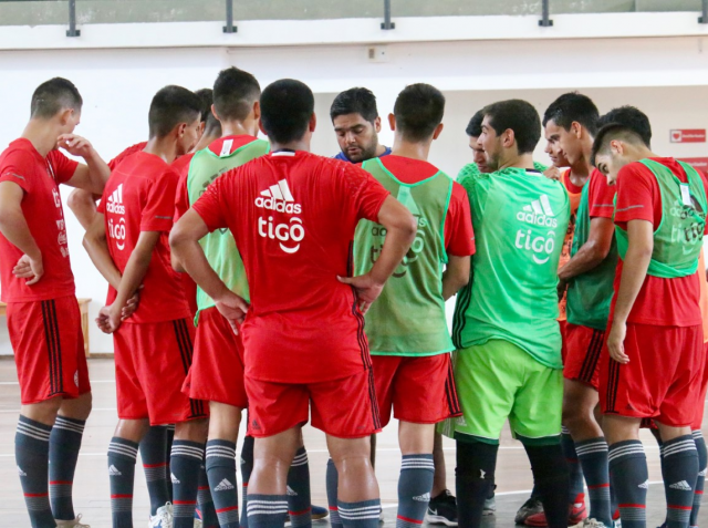 La preparación de la Albirroja Sub 20 de Futsal