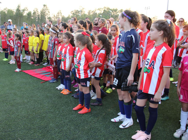 Las niñas fueron las protagonistas