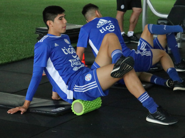 Trabajos de fuerza en el primer turno de entrenamiento