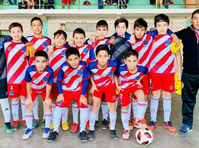 Números de los chicos del Futsal