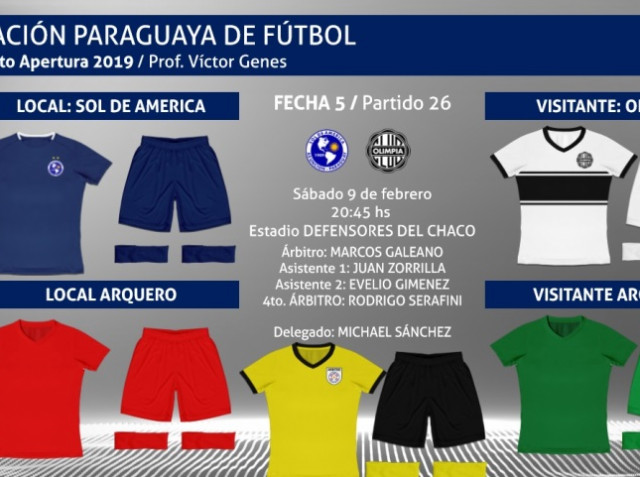 Los colores de la fecha 5