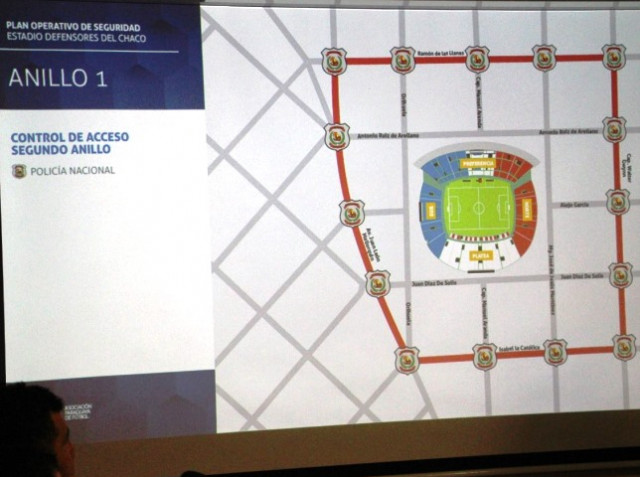 Operativo de seguridad de cara al clásico del Fútbol Paraguayo