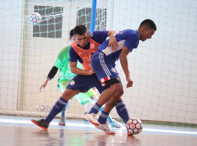 Trabajos tácticos en la Selección Paraguaya de Futsal
