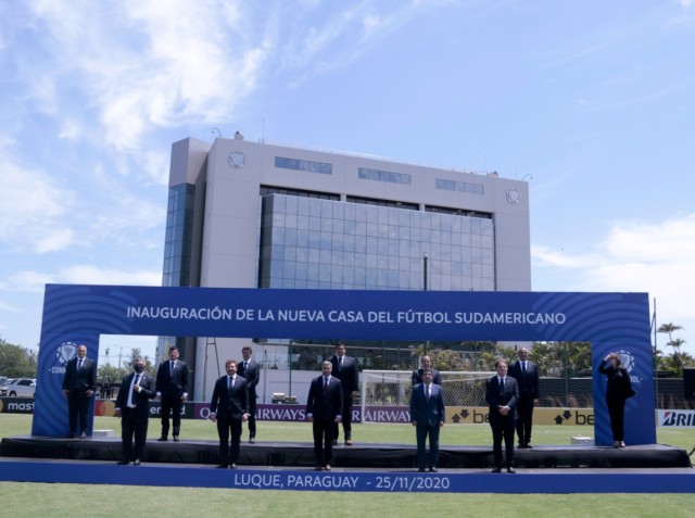 CONMEBOL inauguró mejoras en su sede central y habilitó el centro del VAR