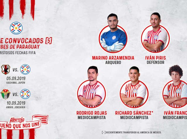 Cinco futbolistas del plano local fueron convocados para los amistosos vs. Japón y Jordania
