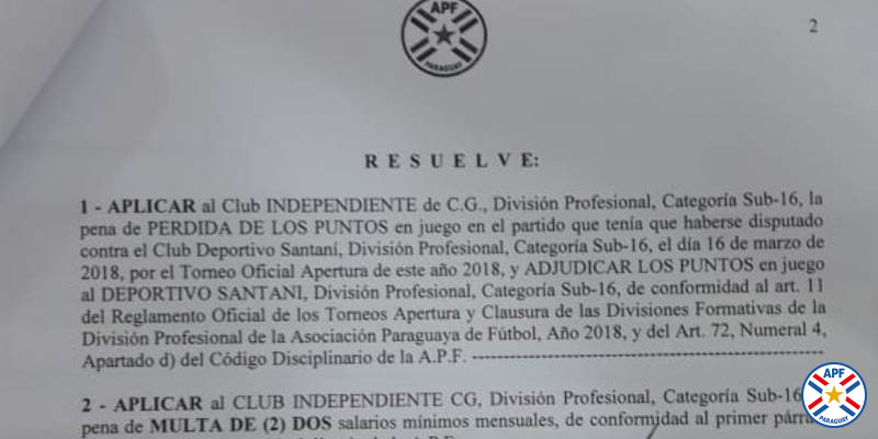 Resoluciones en Formativas
