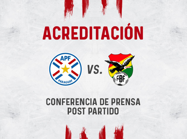 Proceso de acreditación para conferencia de prensa post partido