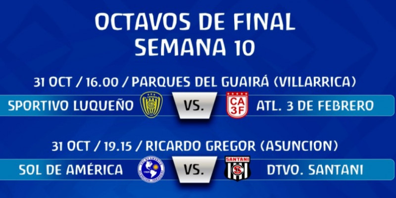 Se completa la fase de octavos