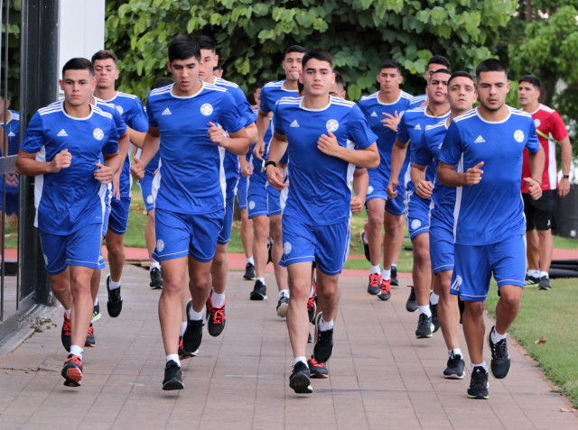 Primer entrenamiento en la sede mundialista