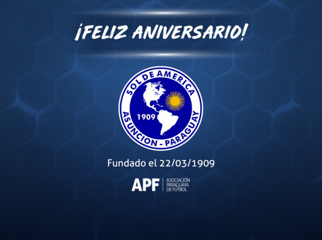 ¡Felices 110 años Club Sol de América!