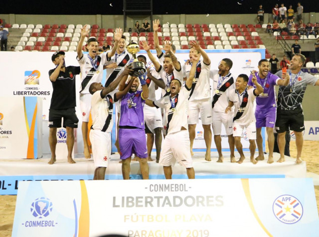 Vasco Da Gama, campeón de la Conmebol Libertadores de Fútbol Playa