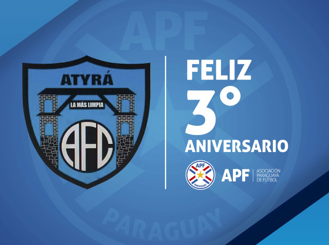 Atyrá FC celebra su tercer aniversario