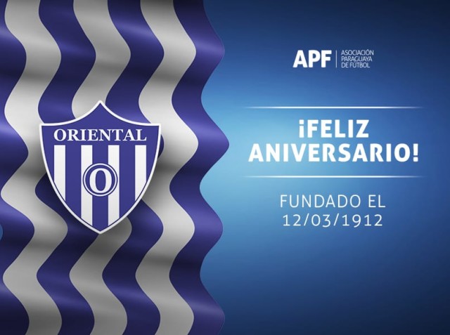 Aniversario azul y blanco