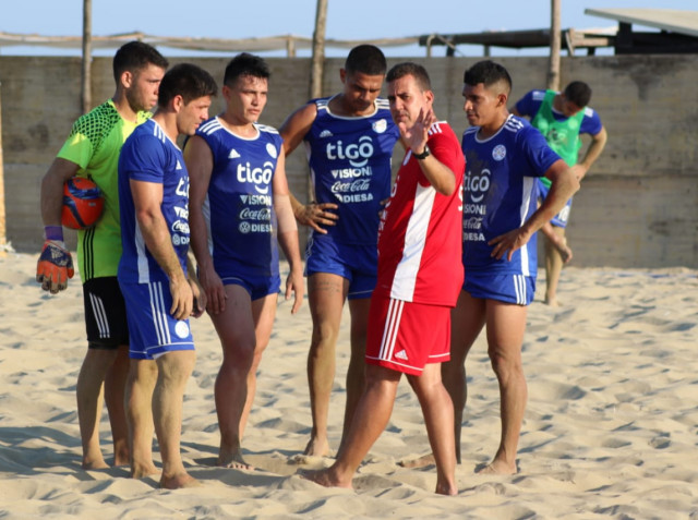 Primer entrenamiento de los Pynandi en Catania