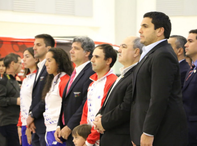 Homenaje a la comitiva paraguaya de los Juegos Panamericanos