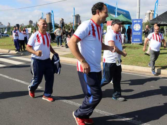 Correcaminata en el Día Mundial de la Actividad Física