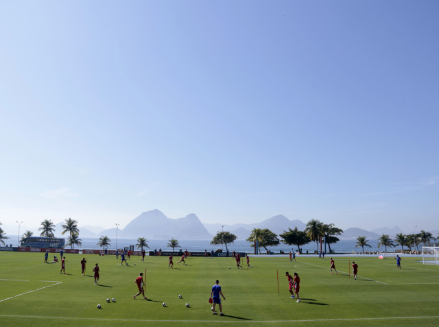 Paraguay entrenó por primera vez en Río de Janeiro
