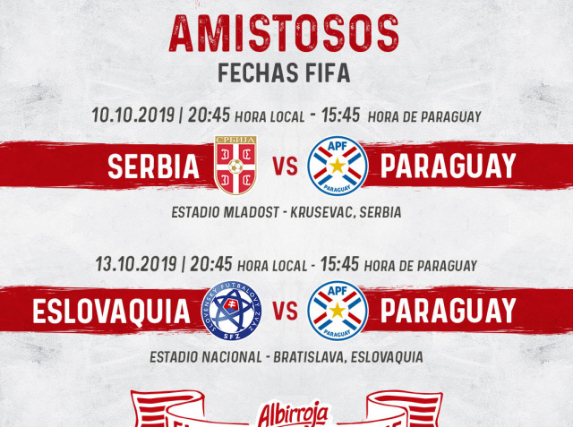 Amistosos vs. Serbia y Eslovaquia: sedes y horarios confirmados