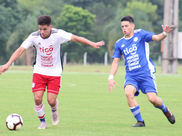 Sparring Sub 19 y Albirroja Sub 17 disputaron otro atractivo amistoso
